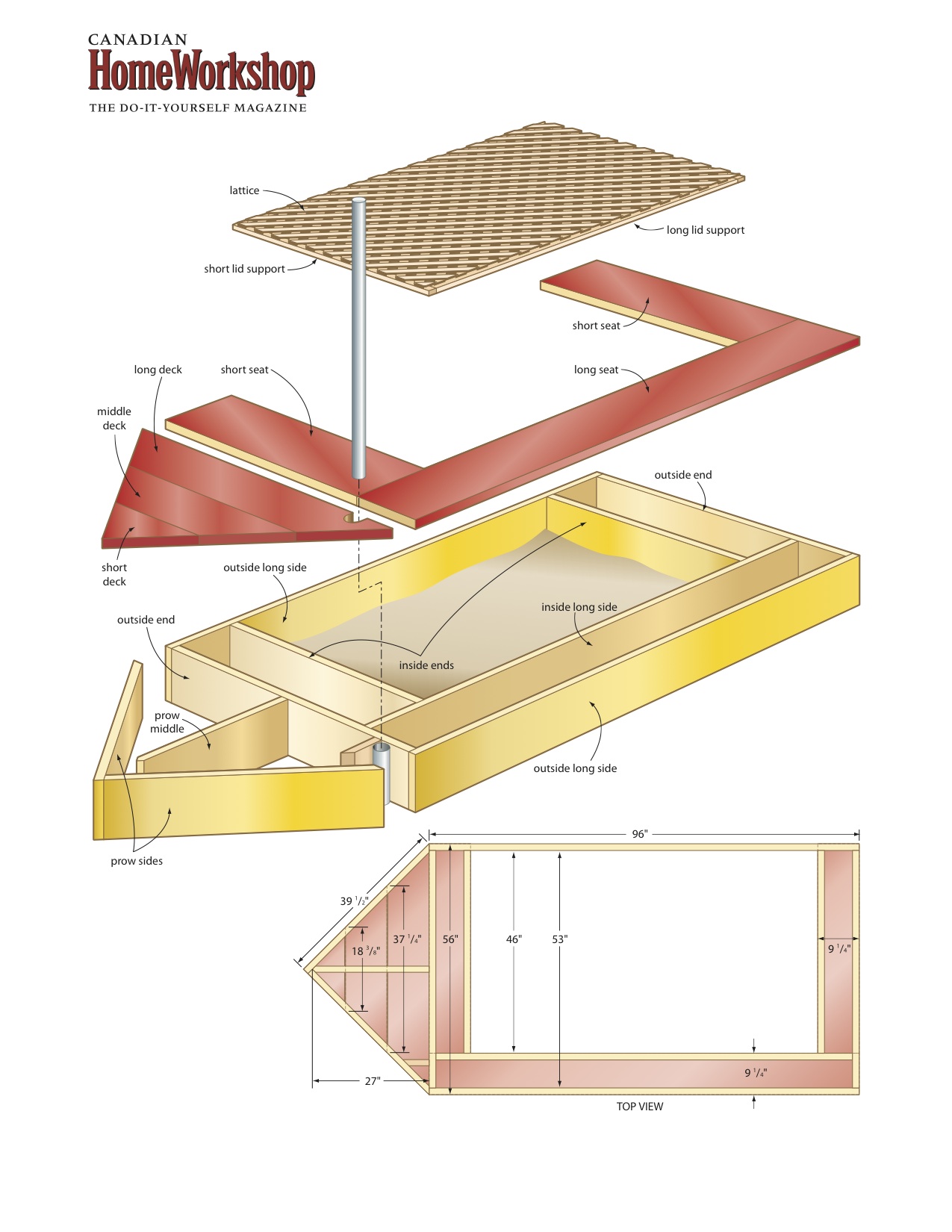 Build a sailboat sandbox