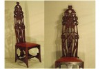 Charles Rohlfs Tall Back Chair Reproduction