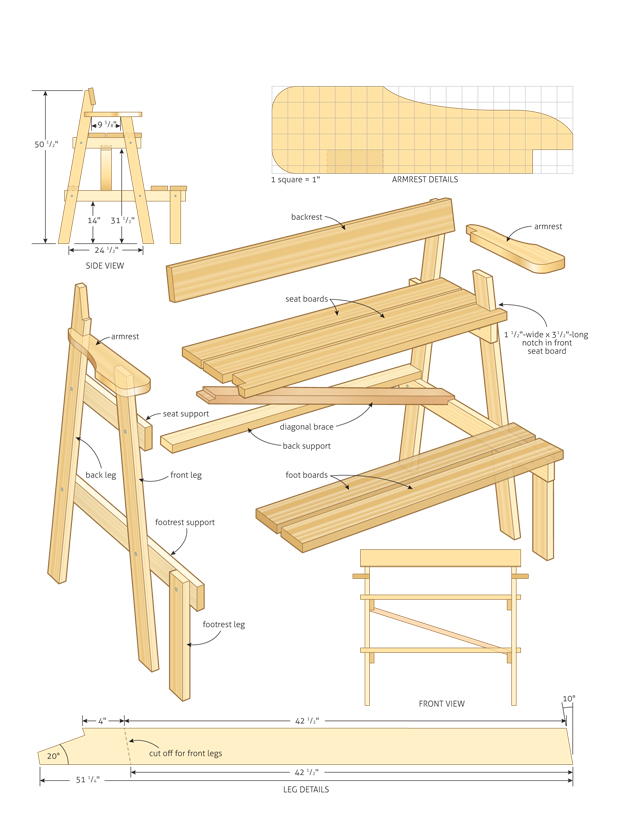 Plans for the Lookout Bench